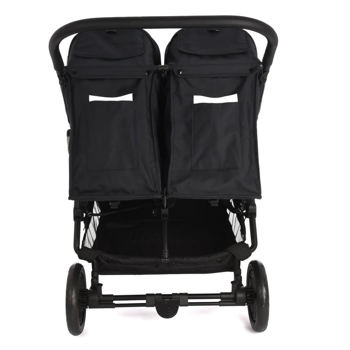 Roma Gemini Double Pushchair - Jet Black
