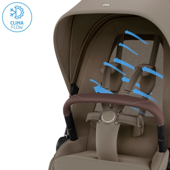 Maxi-Cosi Fame Pushchair & Carrycot - Oak Truffle (2026 Model)
