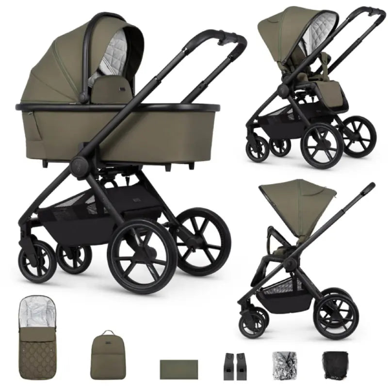 Venicci Tinum Edge ISnug2 + 360 Encore Base Travel System - Moss