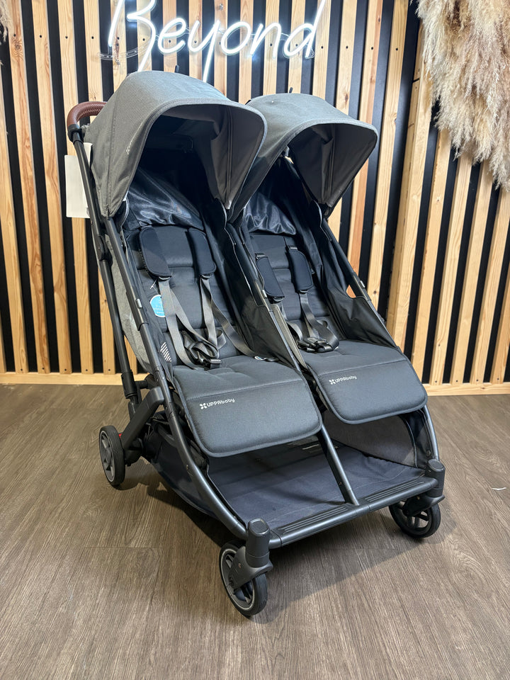 EX DISPLAY UPPAbaby MINU Duo Double Stroller - Greyson