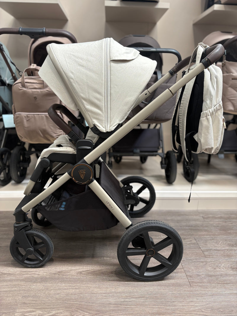 EX DISPLAY Venicci Upline2 2in1 Travel System - Stone Beige
