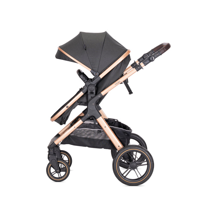 Lorelli Viola 3in1 Travel System Inc Spirit Car Seat - Black (2025)