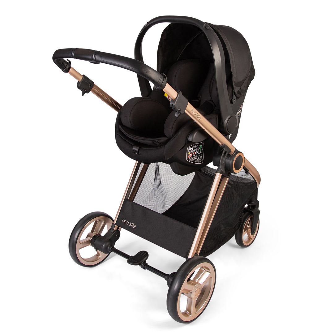 Red Kite Push Me Pace i-Size Travel System - Latte