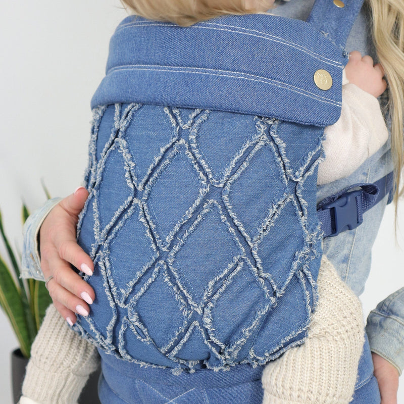 Bizzi Growin Denim Baby Carrier - Daisy Duke