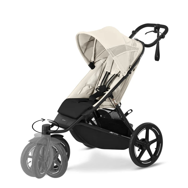 Cybex AVI Spin 3 Wheel Pushchair - Seashell Beige