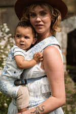 Bizzi Growin Nomad Pure Organic Baby Carrier - Blue Hydrangea