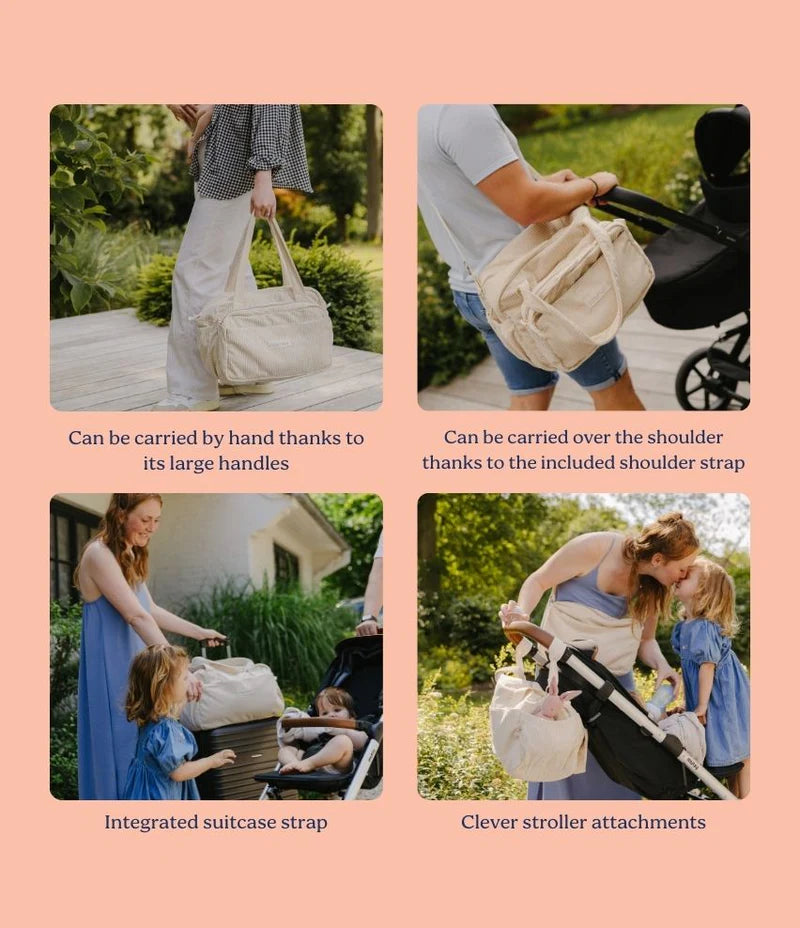 Doomoo Corduroy Soft Changing Bag - Beige