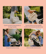 Doomoo Corduroy Soft Changing Bag - Beige