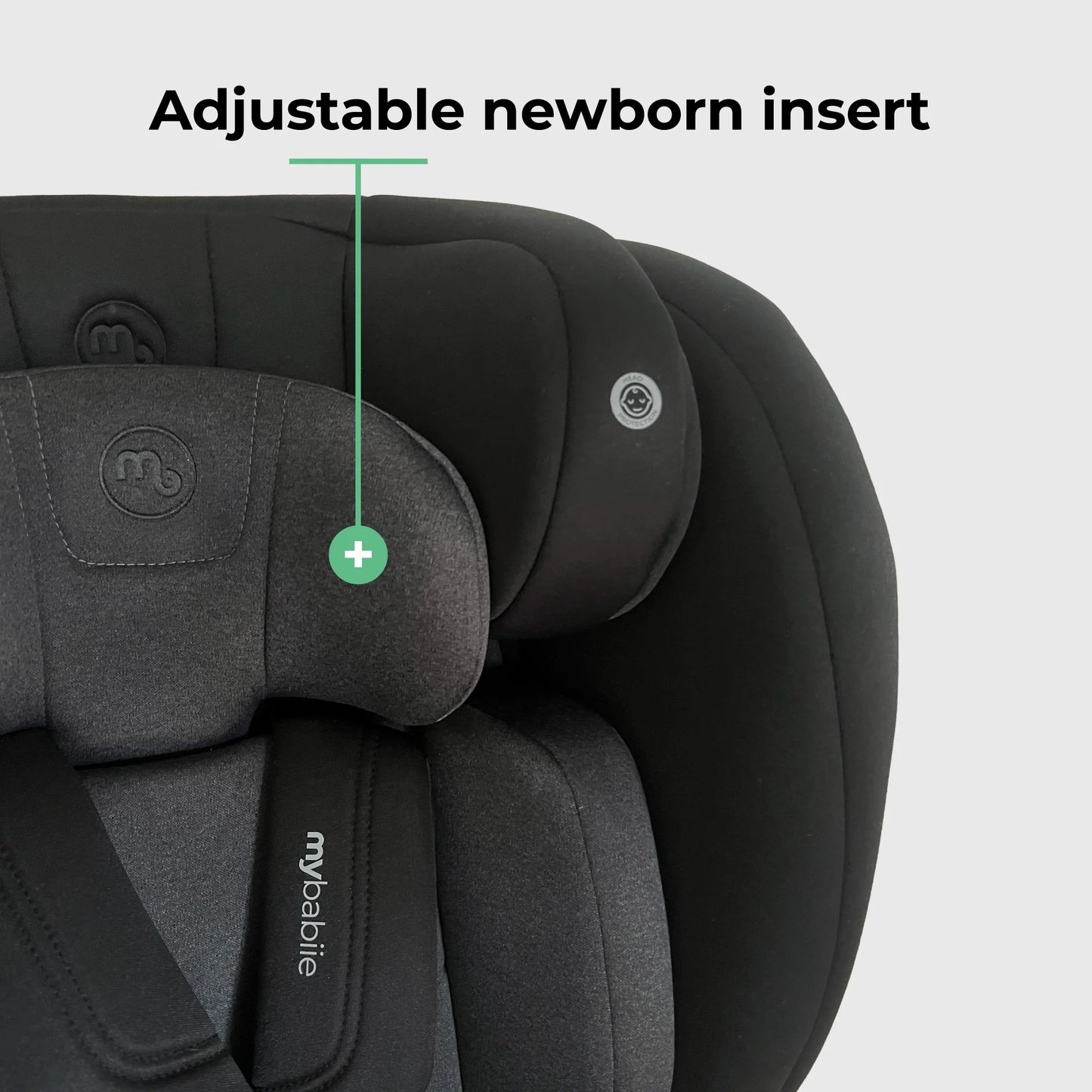 My Babiie MBCS100 2-in-1 Convertible R129 Car Seat - Black