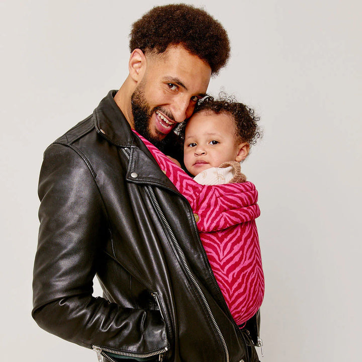 Bizzi Growin Nomad Air Animal Print Baby Carrier – Flaming Zebrano