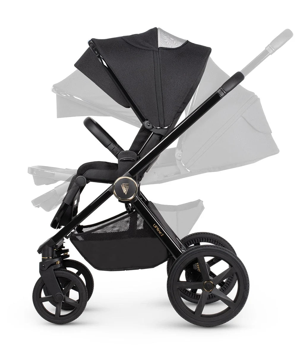 Venicci Upline2 Car Seat Travel System - All Black