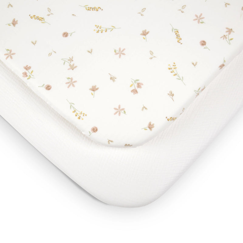 CuddleCo Universal Crib/Co-Sleeper Bedding Set - Meadow