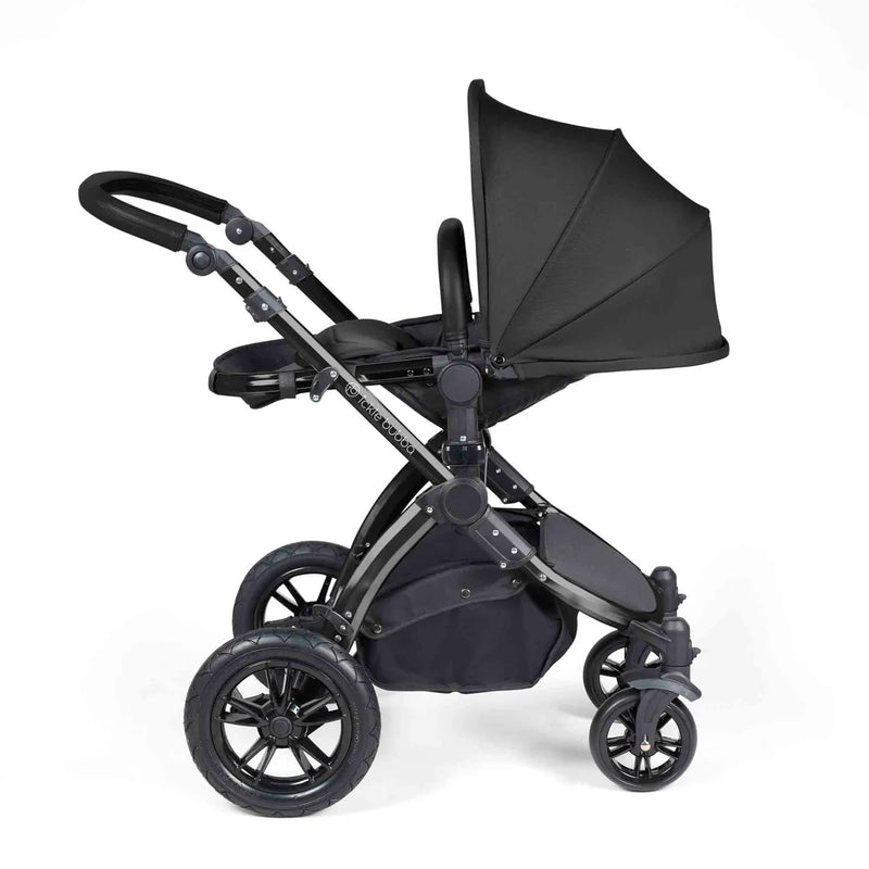 Ickle Bubba Stomp Luxe 12 Piece Travel System Inc I-Size Nimbus Spin Car Seat + Isofix Base