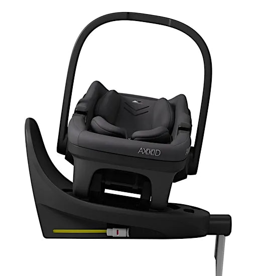 Axkid Zero Pro Infant Car Seat + Rotating Isofix Base - Arctic Mist Grey