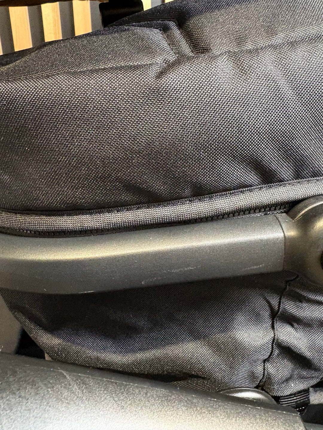 PRE LOVED My Babiie MB33 Twin Pushchair with Infant Carrier - Black Leopard