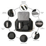 Kiin Allis Baby Plus Changing Bag & Changing Mat - Black