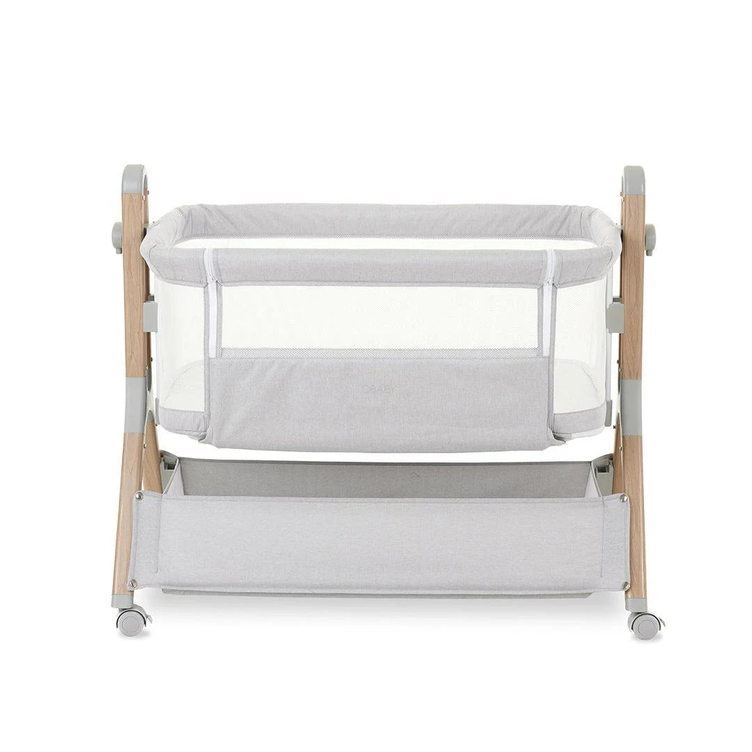 Obaby Cloud Bedside Crib - Grey