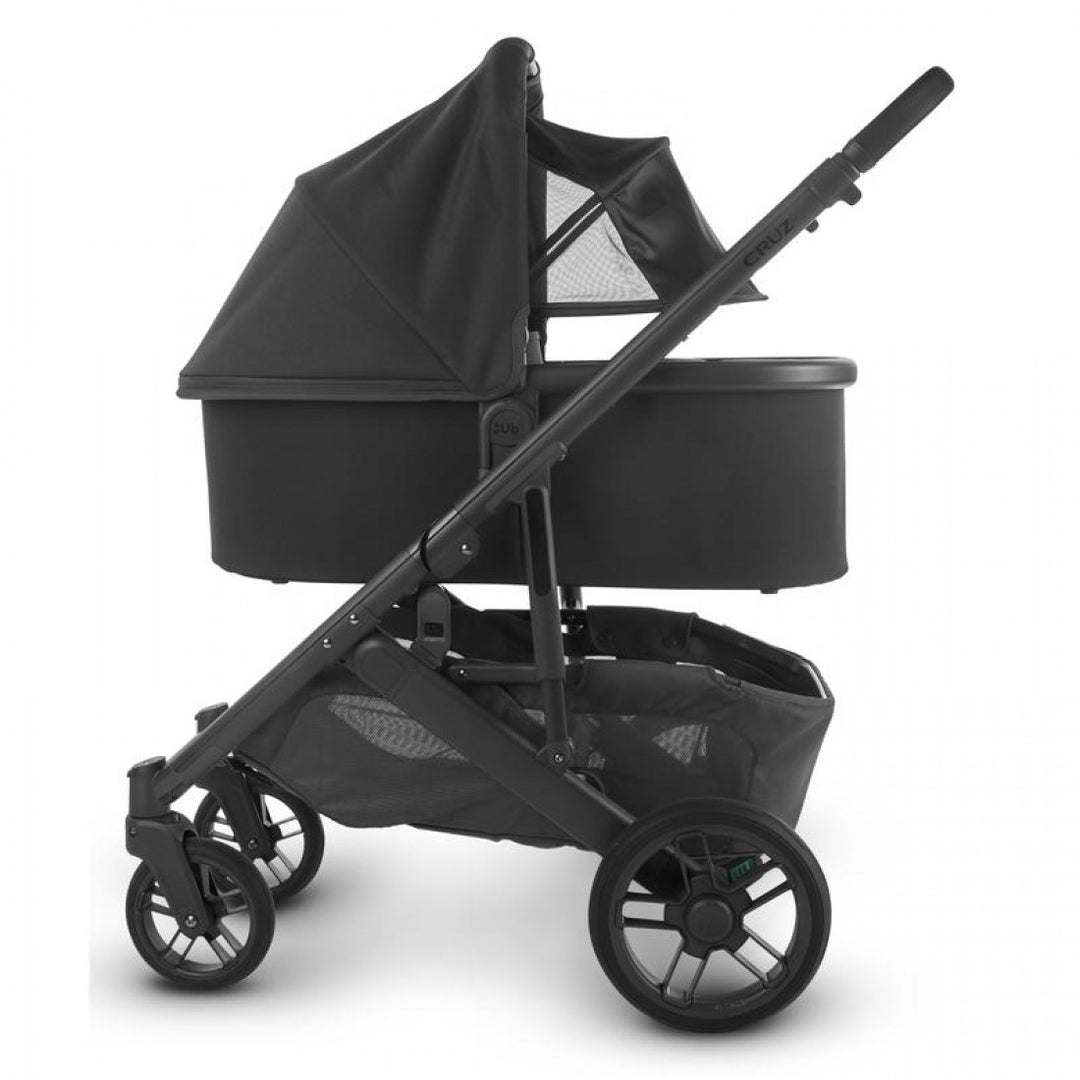 Uppababy Cruz V2 Pushchair + Carrycot + Mesa + Base i-Size Travel System - Jake Black