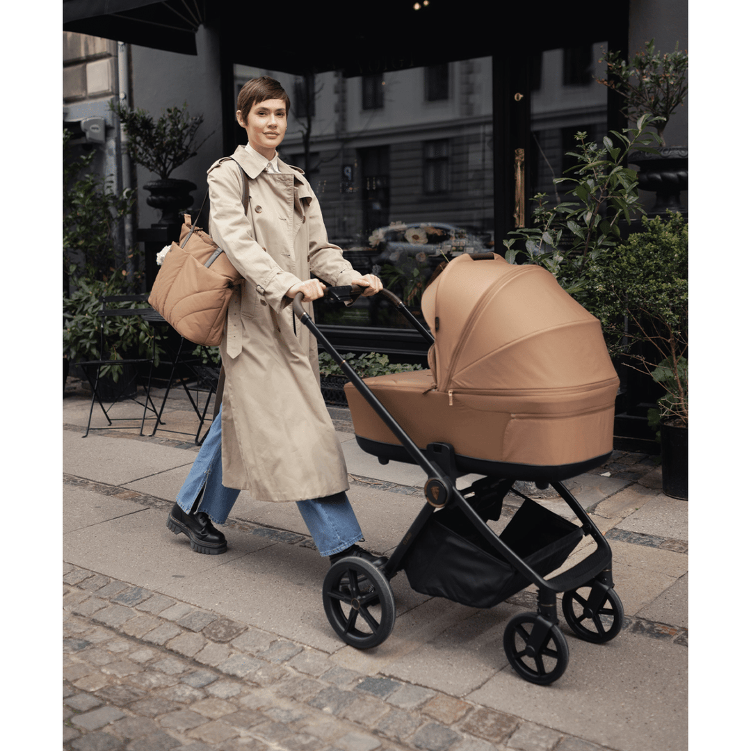 Venicci Claro 2-in-1 Travel System Bundle With Pushchair And Carrycot - Caramel