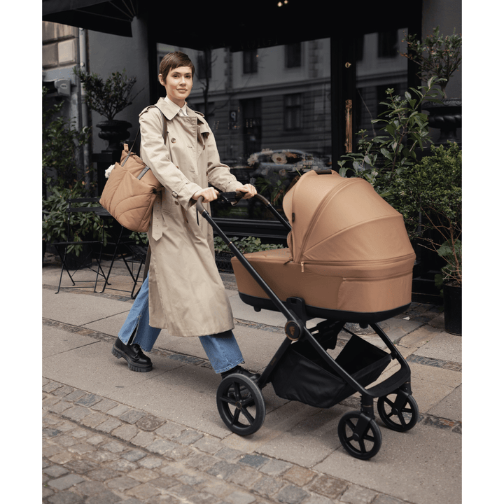 Venicci Claro 2-in-1 Travel System Bundle With Pushchair And Carrycot - Caramel