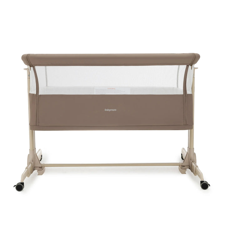 Babymore Neera Bedside Crib – Mocha