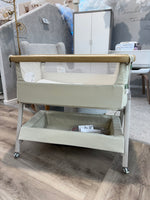 EX DISPLAY Tutti Bambini CoZee Air 2 Bedside Crib - Toasted Oak/Sand