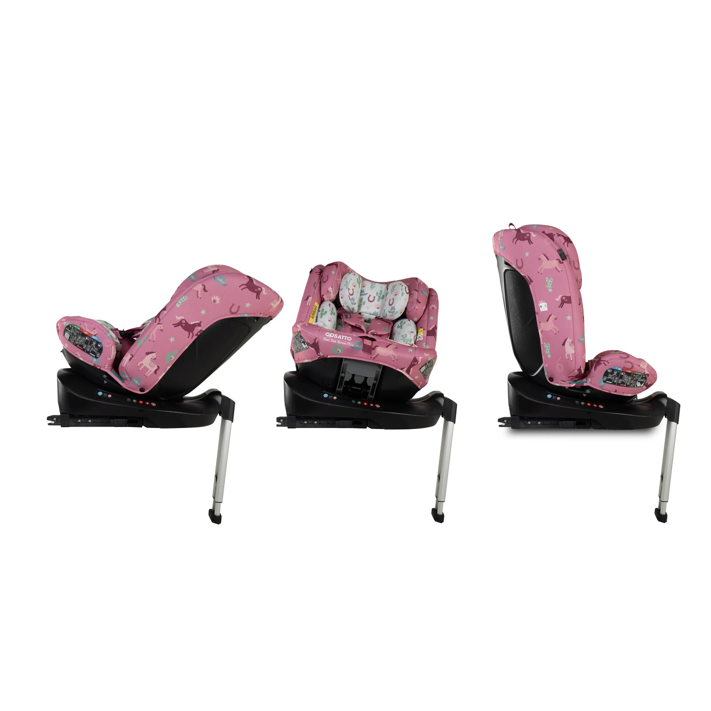 Cosatto Get Set Grow Plus i-Size 360 Car Seat – Pony Party
