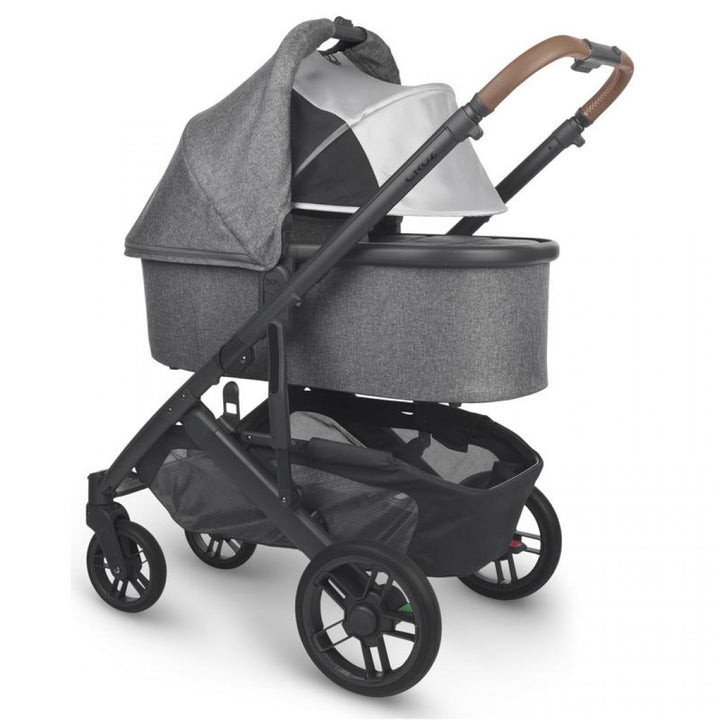 Uppababy Cruz V2 Pushchair + Carrycot + Mesa + Base i-Size Travel System - Greyson Charcoal Melange