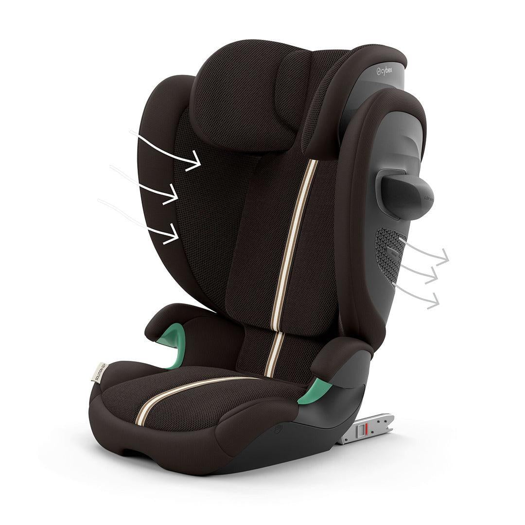 Cybex Solution G2 PLUS Foldable Car Seat - Chocolate Brown