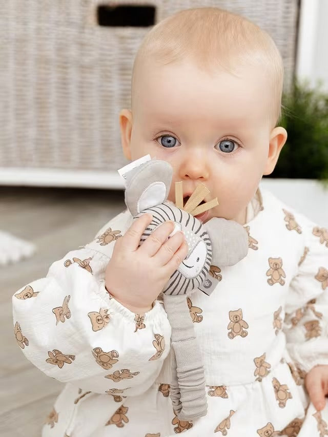 Cheeky Chompers Bertie the Lion Teething Gift Box - Biscuit