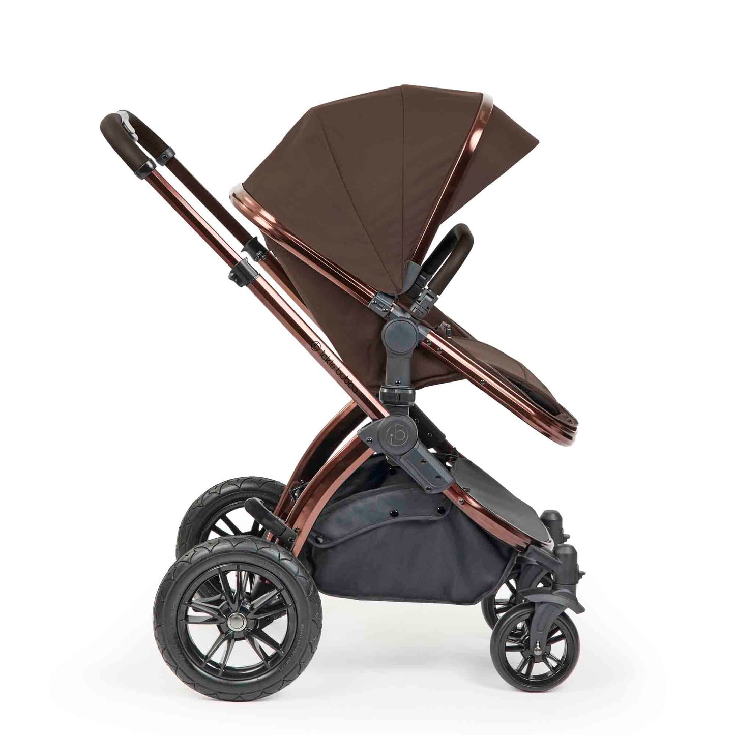 Ickle Bubba Stomp Luxe Elements Edition 17 Piece Bundle Inc Bubba Crib - Chestnut