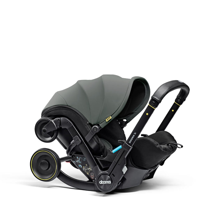 Doona X Car Seat & Stroller - Slate Green + FREE Essentials Bag