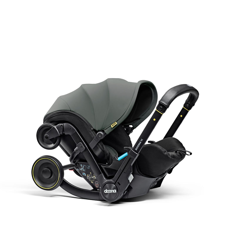 Doona X Car Seat & Stroller - Slate Green/Forest Grey + FREE Essentials Bag Worth £54.99!