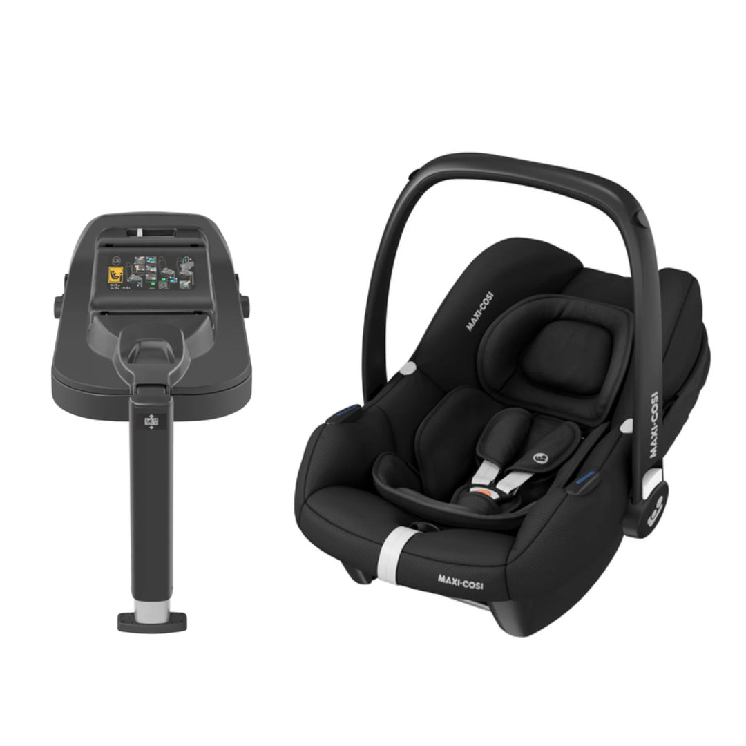 Maxi Cosi Cabriofix i Size Base Essential Black TWIN BUNDLE x2 Set Bambinosandbeyond