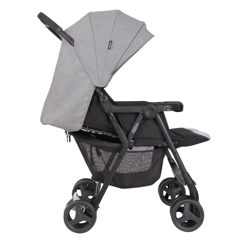 Graco DuoRider Twin Pushchair - Steeple Grey