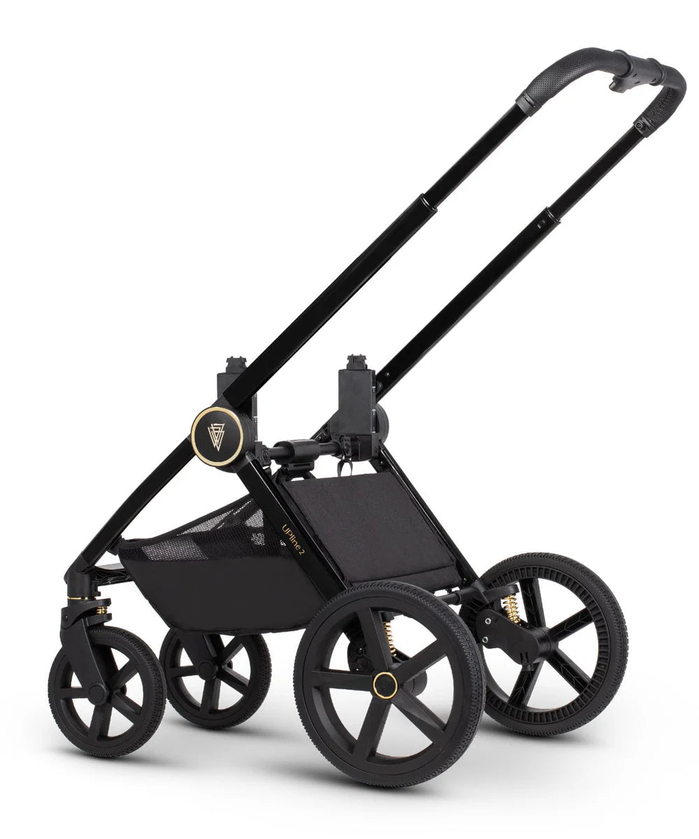 Venicci Upline2 4in1 Travel System Inc 360 Base - All Black