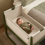 SnuzPod5 Bedside Crib - Olive