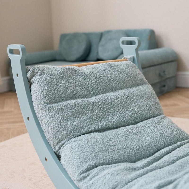 Tutti Scala Montessori Pikler Play Arch & Cushion - Ocean Stone