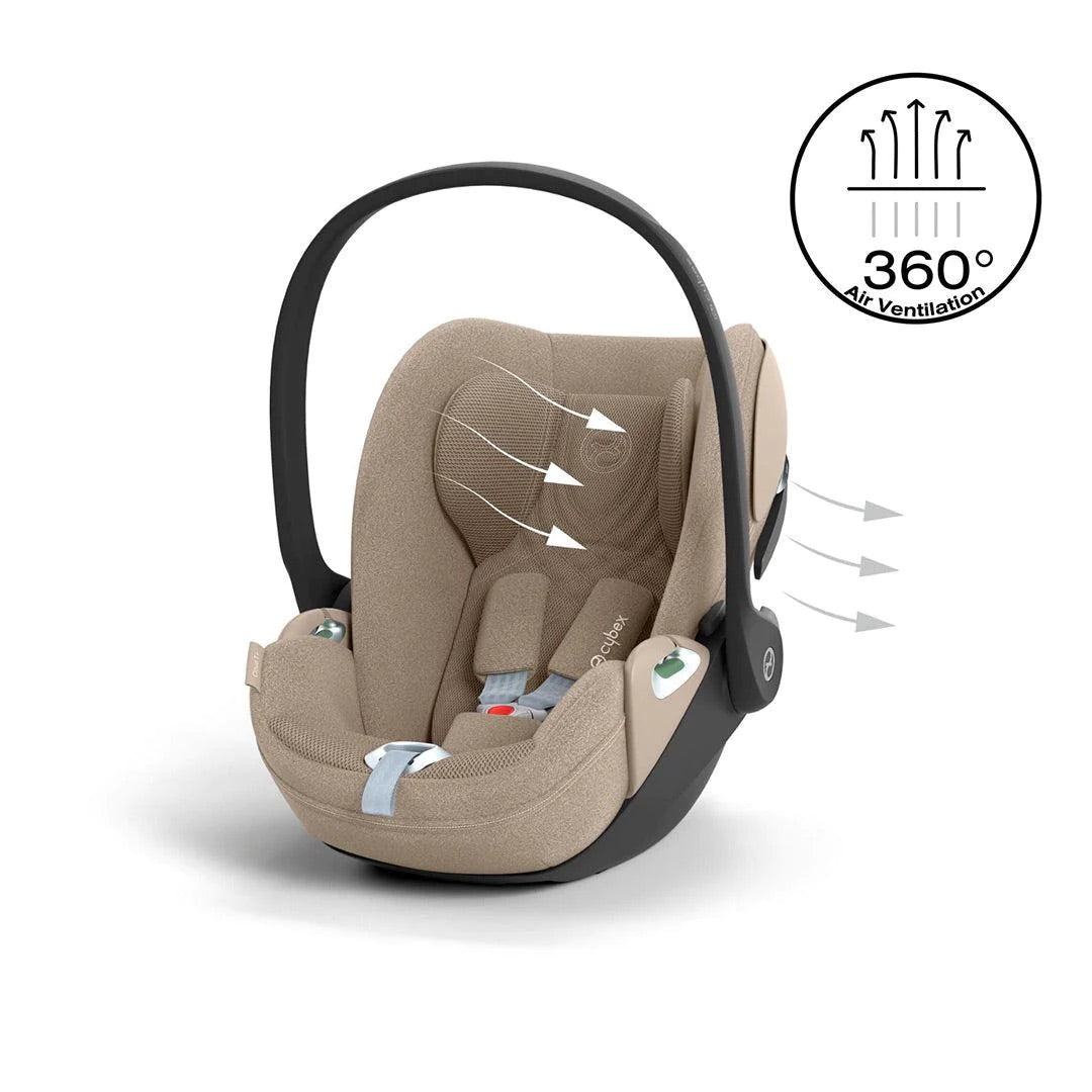 Venicci Tinum Upline SE Cloud T (Cozy Beige) Travel System - Powder