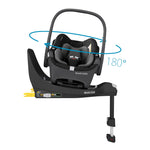 Maxi-Cosi Fame Pebble 360 8 Piece Complete Travel System Bundle - Twillic Graphite/Brown