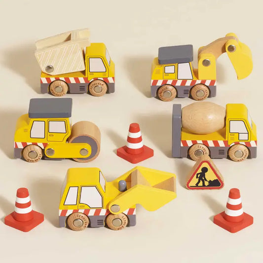 Le Toy Van Construction Toy Cars, Trucks & Diggers Gift Set