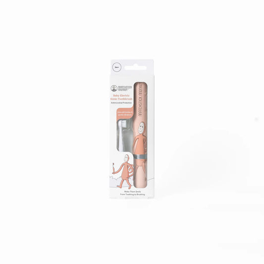 Matchstick Monkey Baby Electric Sonic  Toothbrush - Dusty Pink