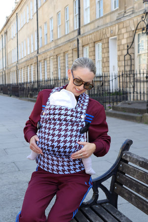 Nomad Air Houndstooth Baby Carrier – Harlow Lavender Blue