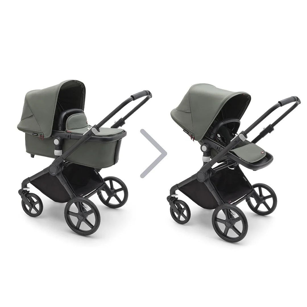Bugaboo Fox Cub Complete Pushchair + Carrycot - Forest Green