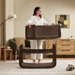 SnuzPod5 Bedside Crib - Chocolate
