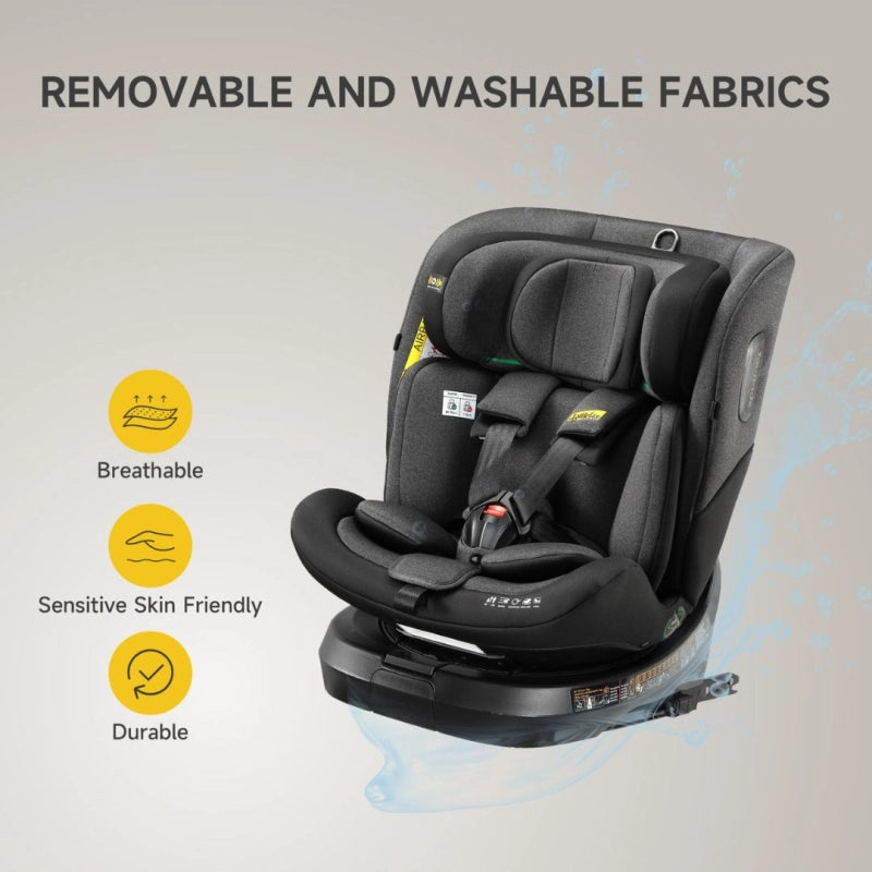 JoviKids Ranger TT 360 Spin All-Stage i-Size Car Seat – Twilight