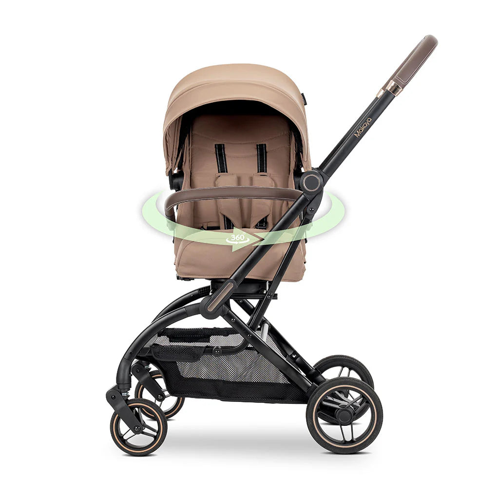 Lorelli Makaya 360 Rotation Stroller – Beige