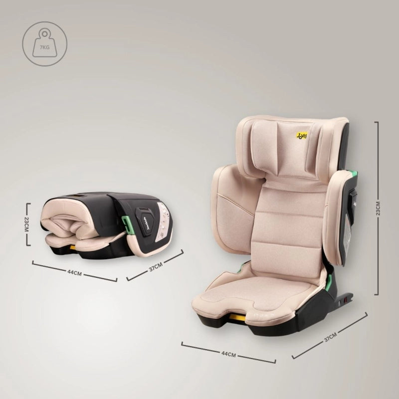 JoviKids Rober+ i-Size Group Booster Car Seat – Rosewood