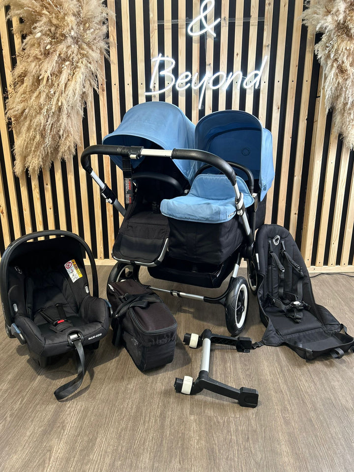 Bugaboo Donkey Duo + Maxi-Cosi Car Seat & Car Seat Adaptor