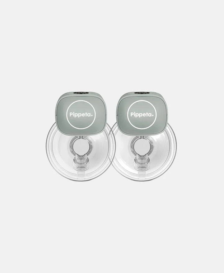 Pippeta LED Wearable Hands-Free Breast Pump 2 Pack - Sea Salt